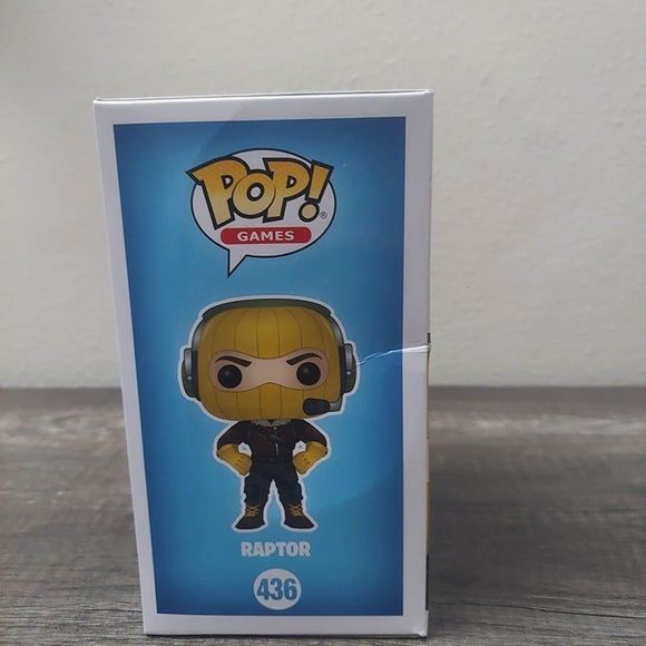 Funko Pop Games Fortnite Raptor Series 1 Vinyl Figure #436 New in Box - Picture 4 of 7